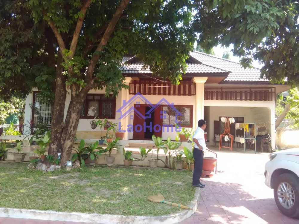 Lao style home villa - well garden