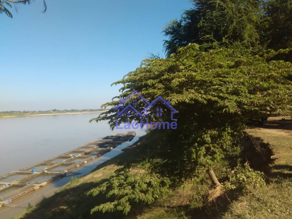 Land for sale on Mekong river
