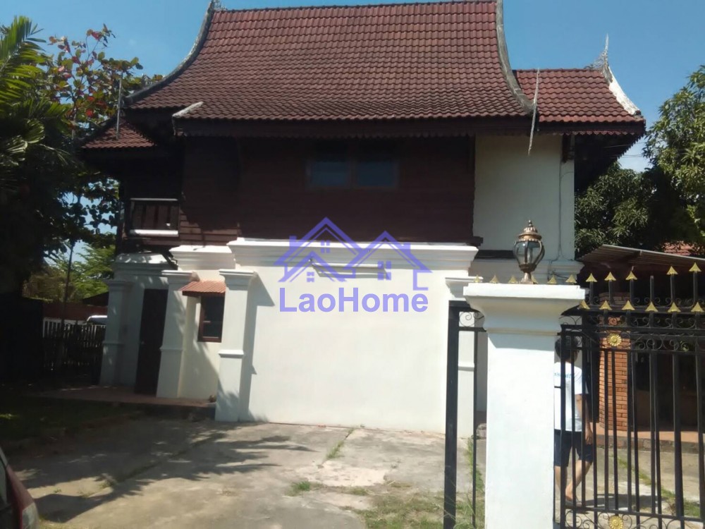 Beautiful two story lao style house
