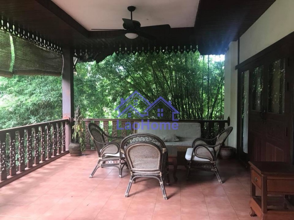 House for rent lao style with garden LaoHome Real Estate Laos