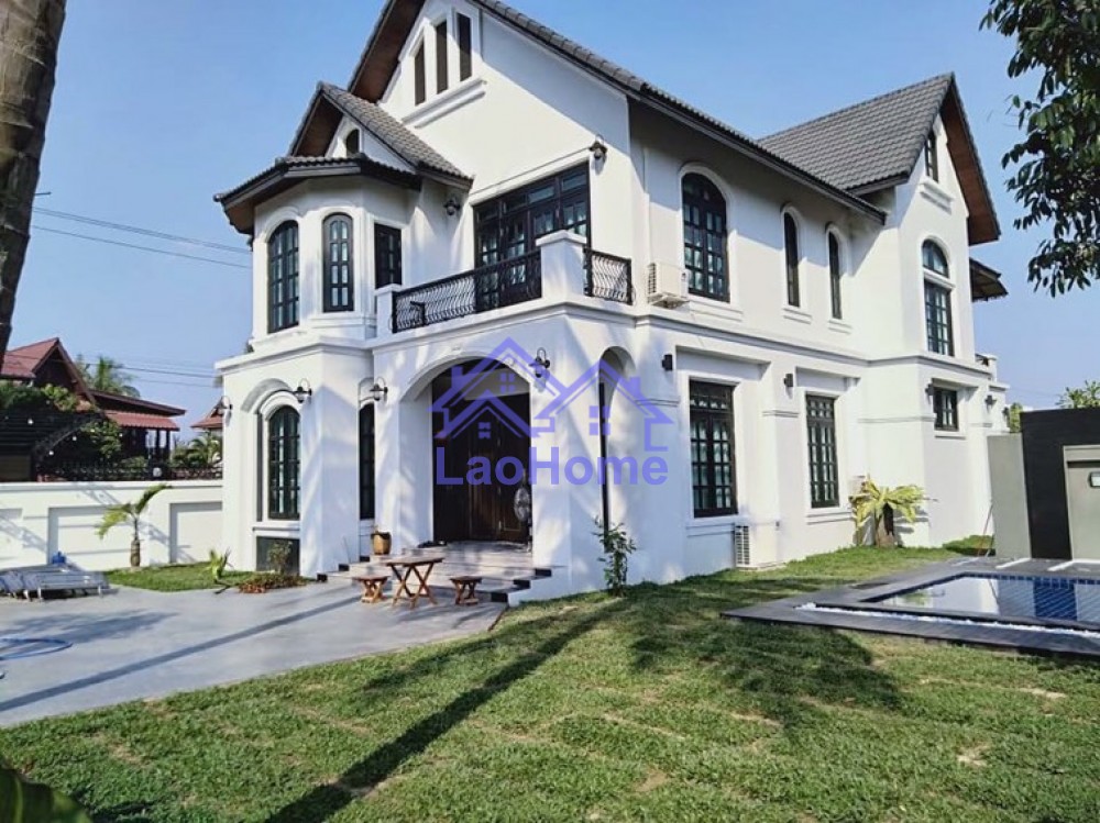 Modern house for rent with garden and swimming pool