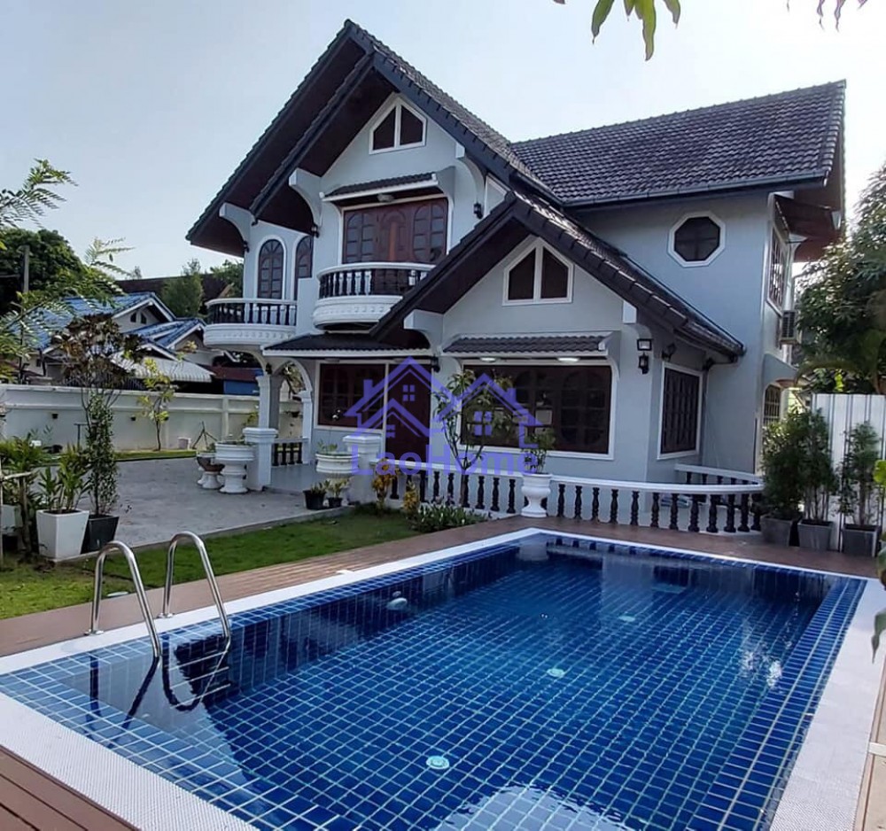Modern house for rent with garden and swimming pool