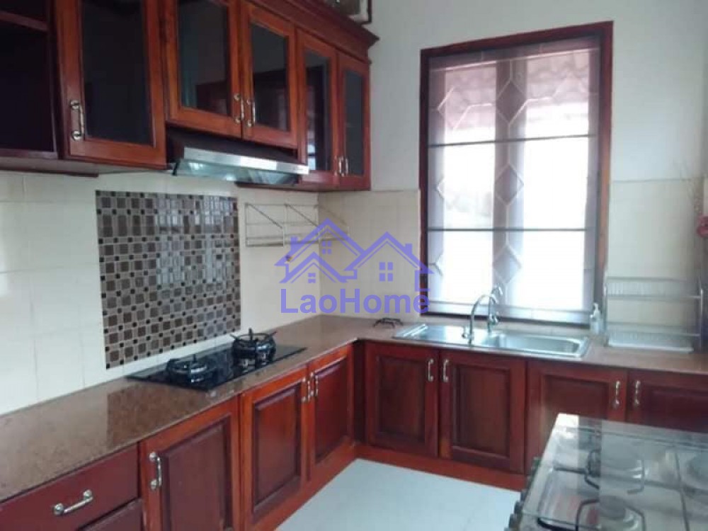 ID: 1443 - Lao style house for rent with garden  