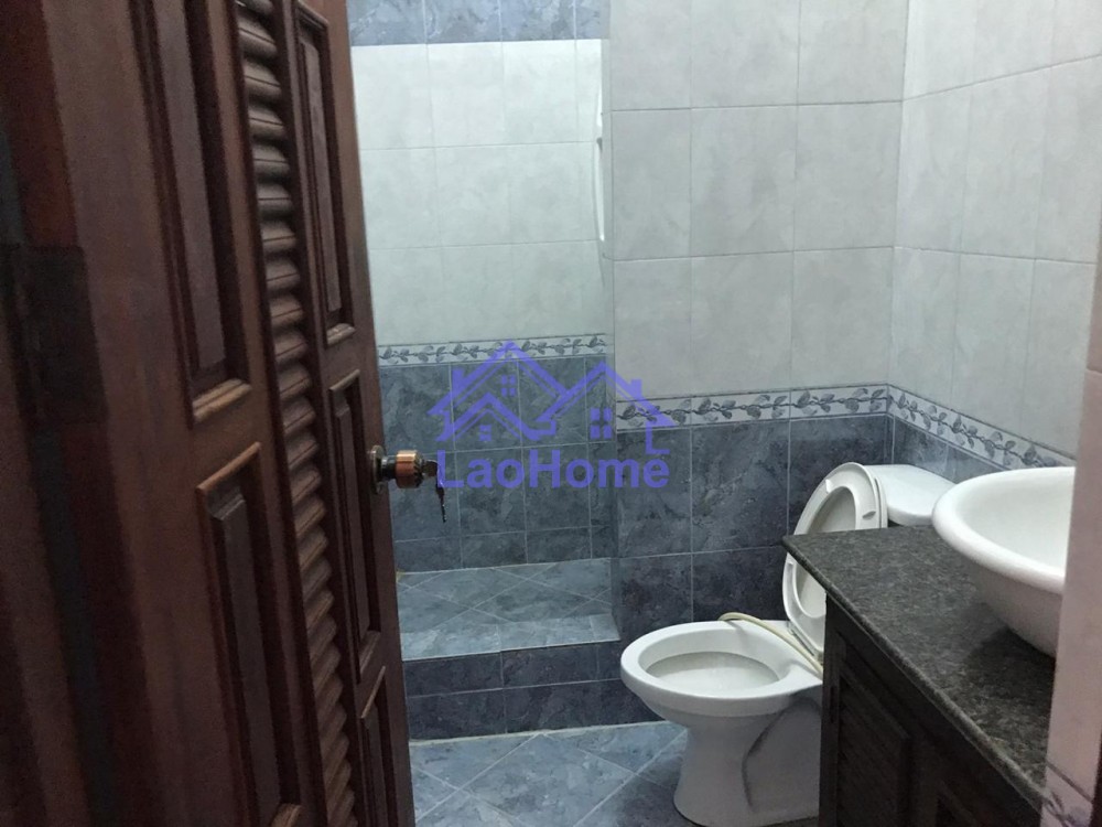 ID: 1455 - Lao style house for rent with garden  