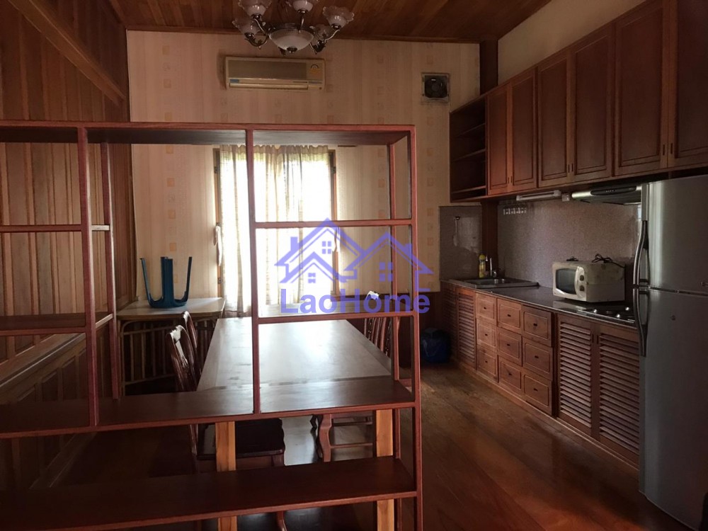 ID: 1456 - Lao style house for rent with garden  