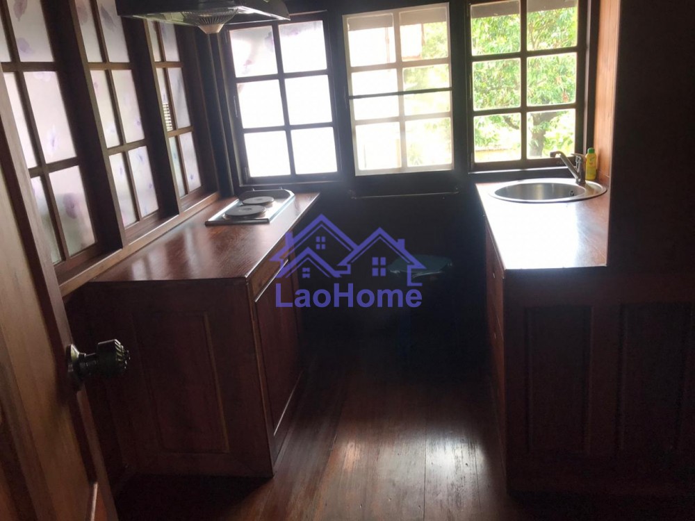 ID: 1458 - Lao style house for rent with garden  