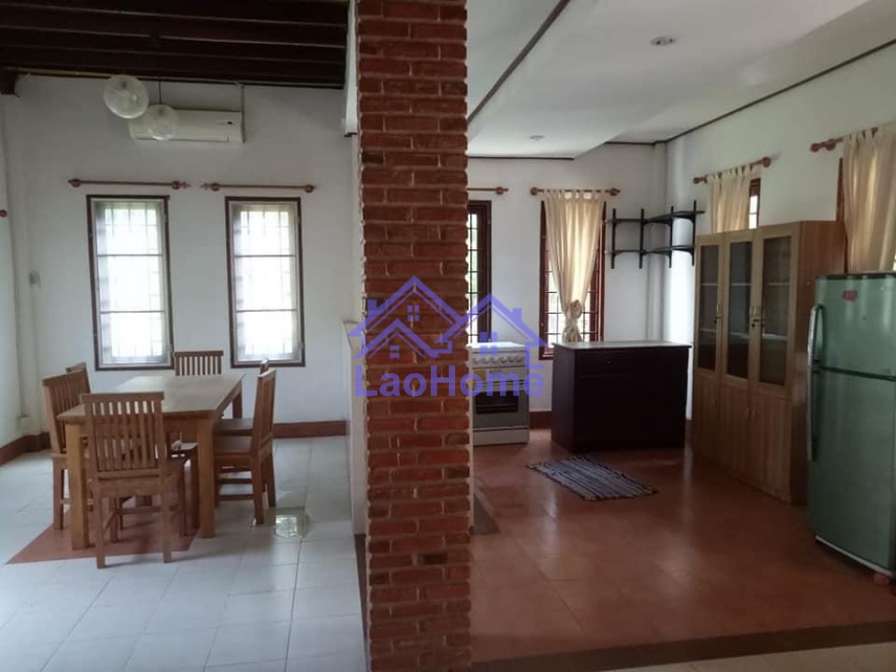 ID: 1469 - Lao style house for rent with garden  