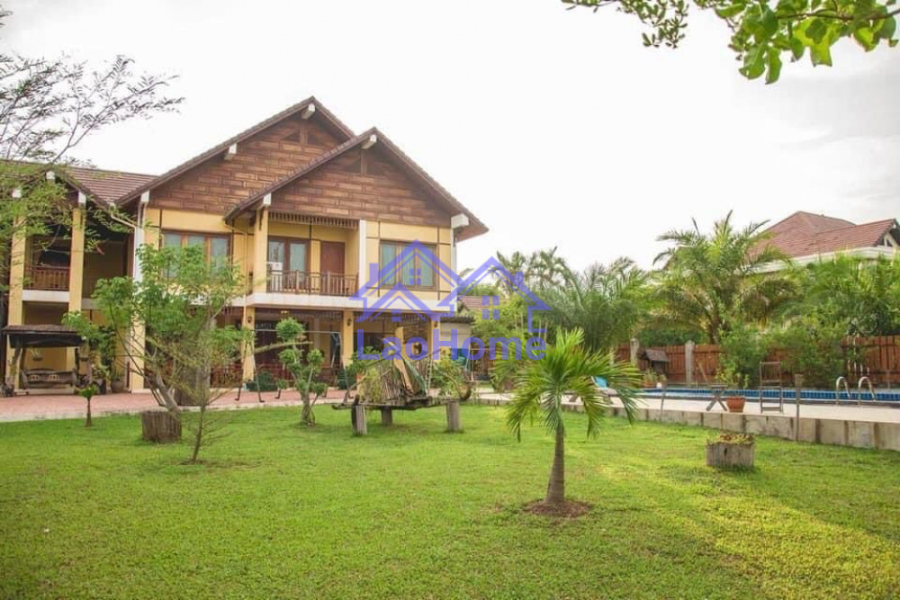 ID: 1496 - Modern Lao style house with garden and swimming pool 